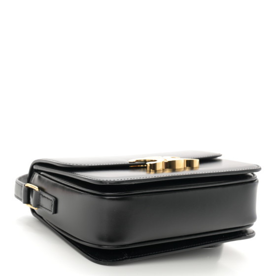CELINE Shiny Calfskin Teen Triomphe Black