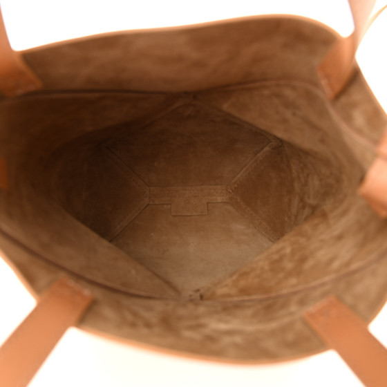 LOEWE Shiny Calfskin Mini Puzzle Fold Tote Warm Desert