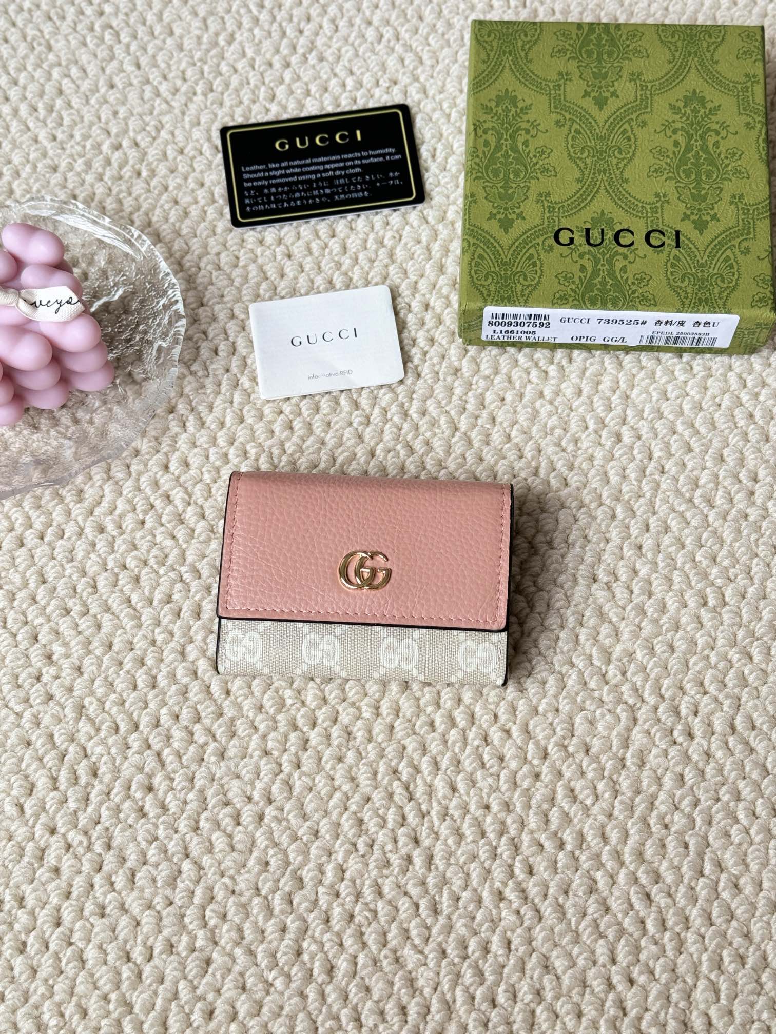 gucci mini fold coin purse