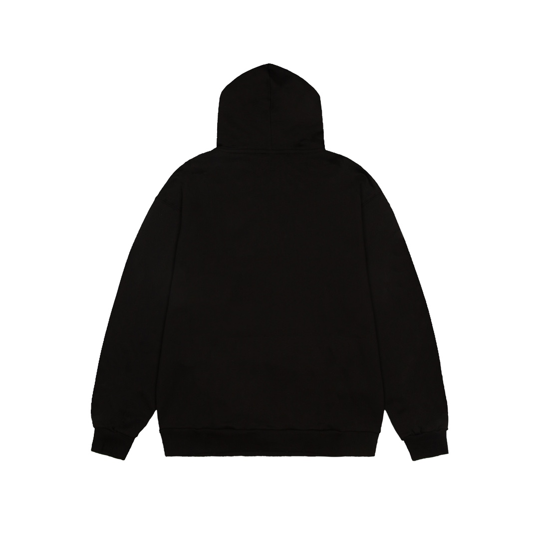 Balenciga/Balenciga hooded sweatshirt with front and back letter hot diamonds