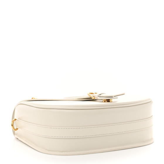 Christian Dior Box Calfskin Large Bobby Flap White