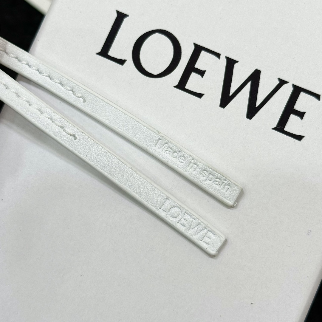 Loewe felt and cowhide lop-eared rabbit charm