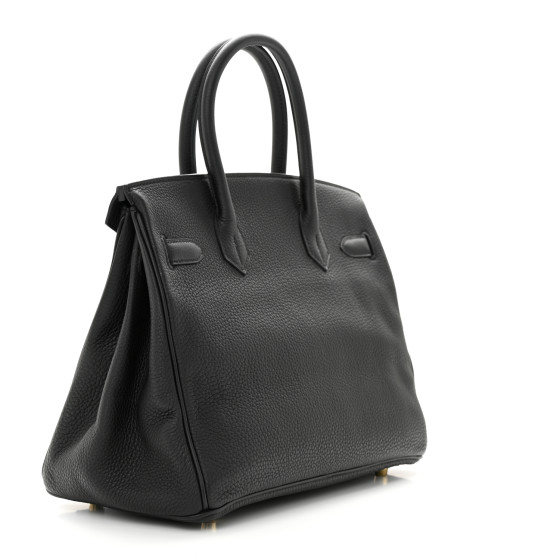 HERMES Togo Birkin 30 Black