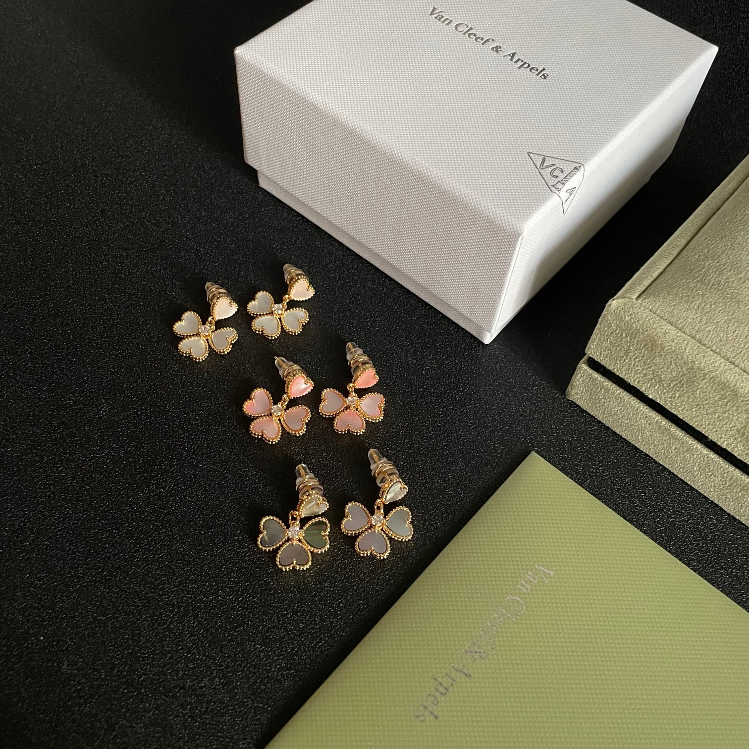 Vca Van Cleef & Arpels four-leaf clover earrings