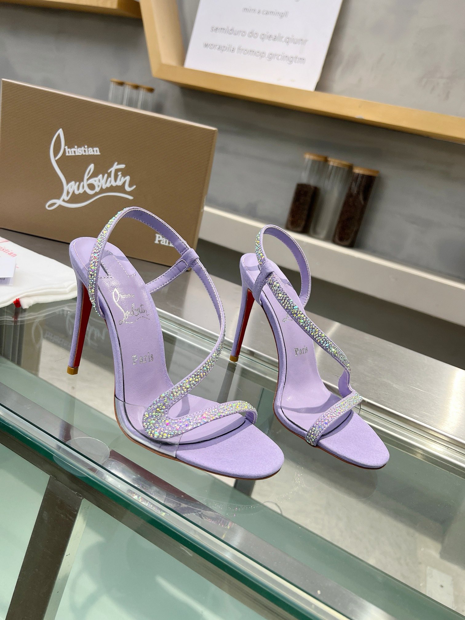Christian Louboutin/Louboutin hot diamond purple