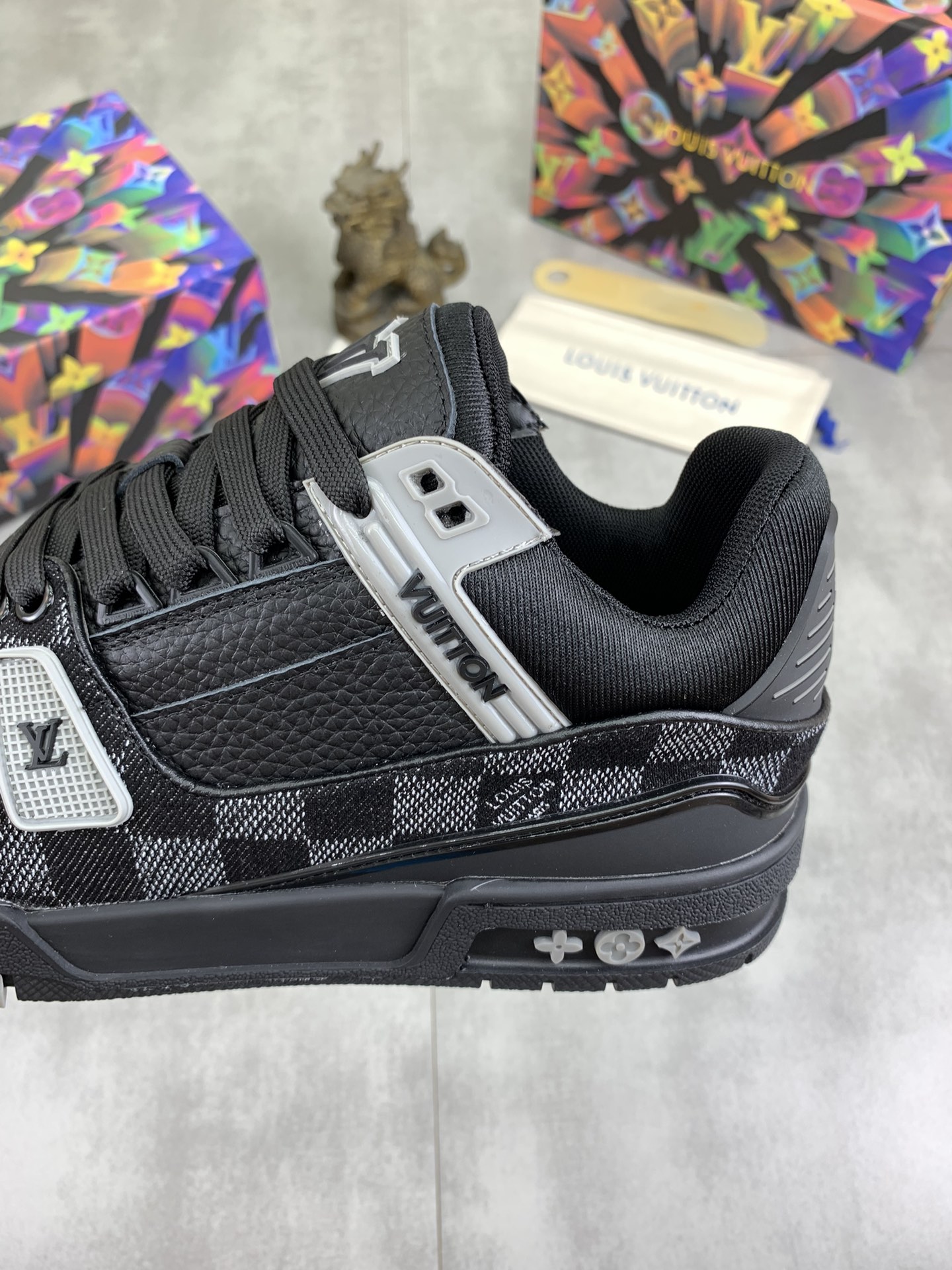 Louis Vuitton popular checkerboard sneakers