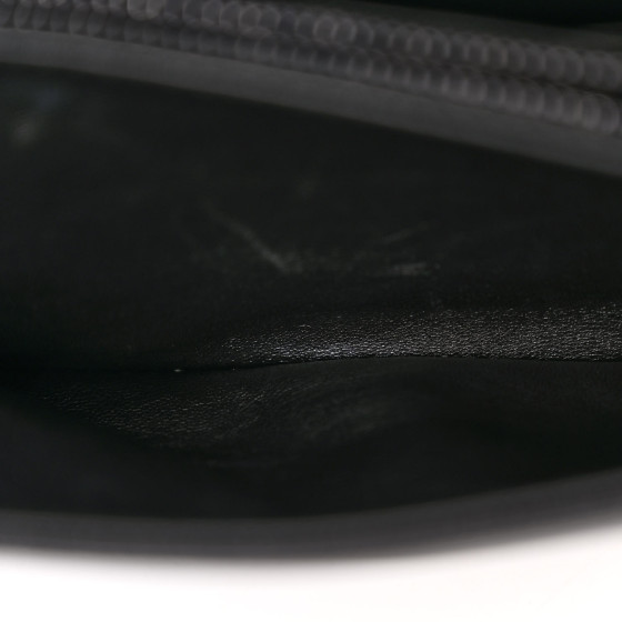 Christian Dior Calfskin Macrocannage Mini Caro Bag Black