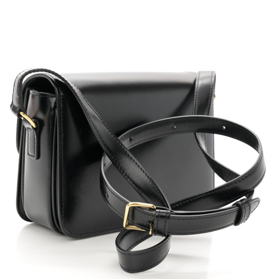CELINE Shiny Calfskin Teen Triomphe Black