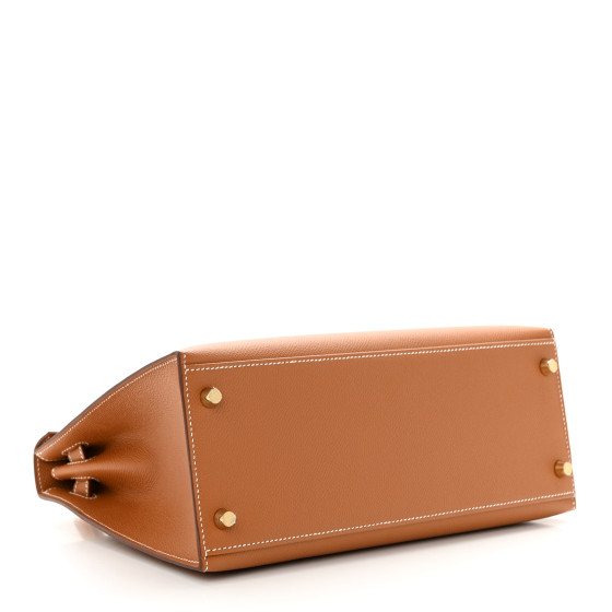 HERMES Epsom Kelly Sellier 28 Gold