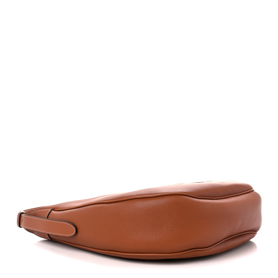 Celine Supple Calfskin Triomphe Heloise Shoulder Bag Tan