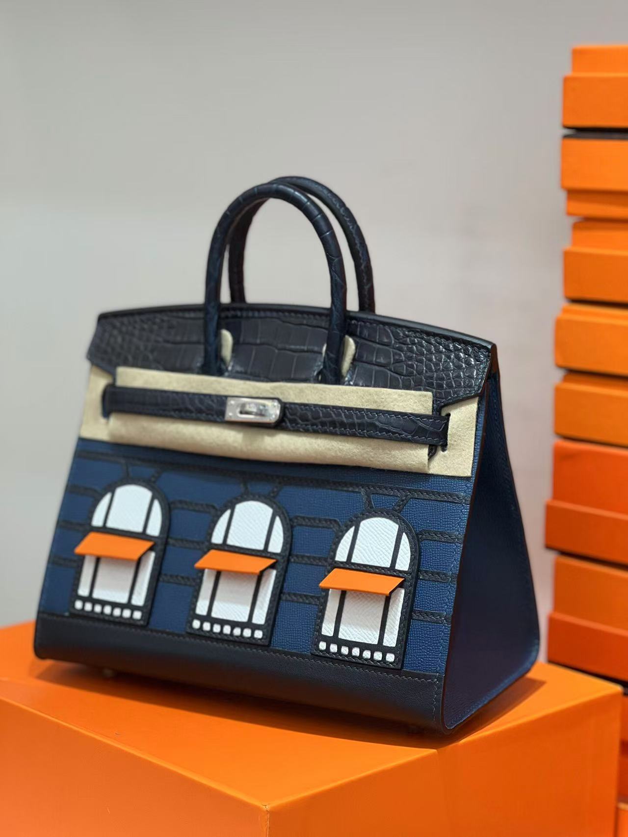Hermes Birkin sellier Faubourg 20cm Madame