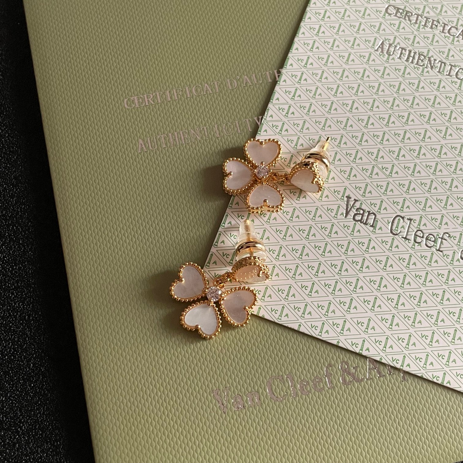Vca Van Cleef & Arpels four-leaf clover earrings