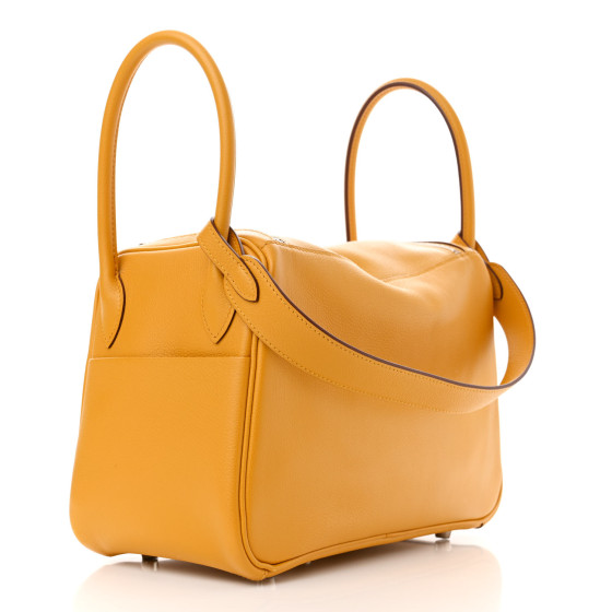 Hermes Evercolor Lindy 26 Jaune Ambre