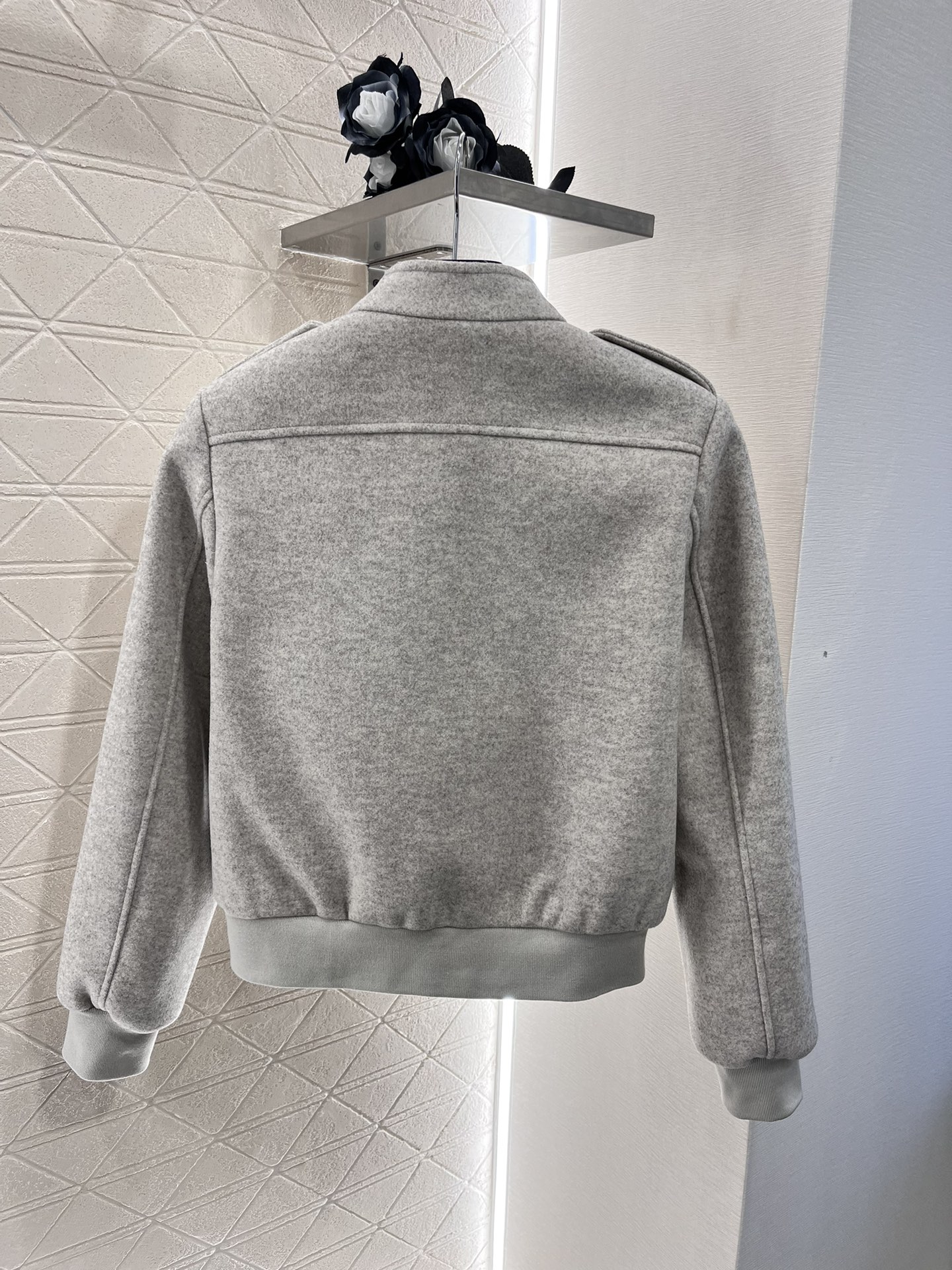 【Celine】Pocket stand collar jacket