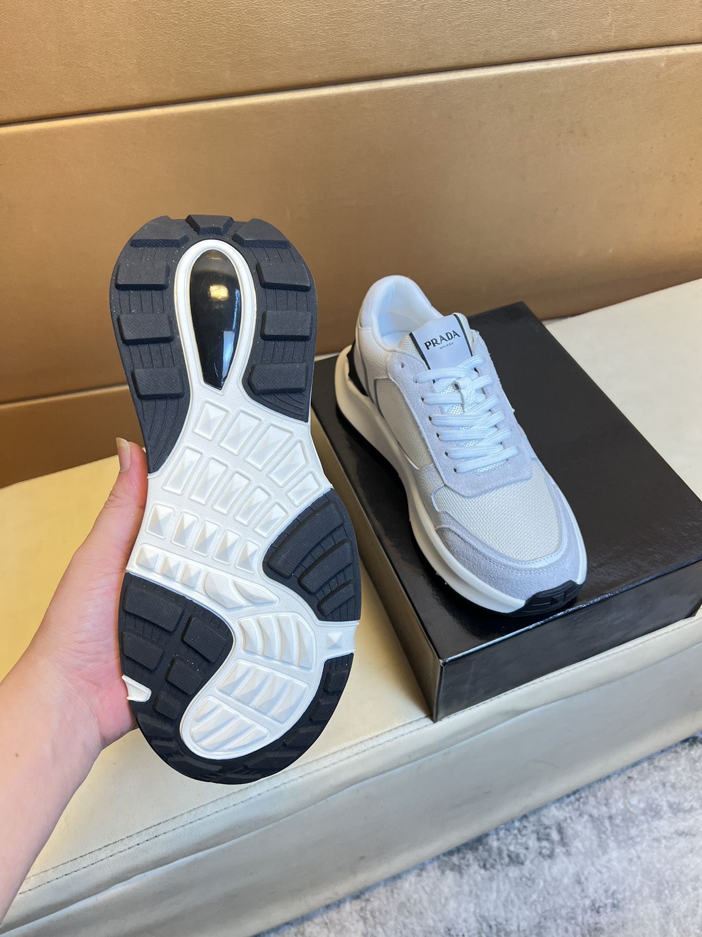 Prada's unique modern sneakers