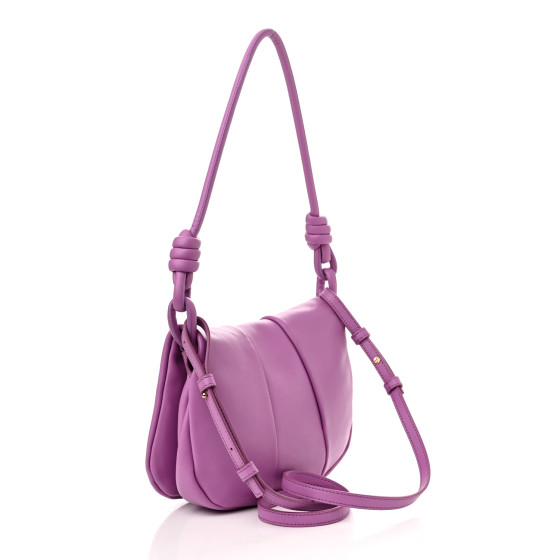 LOEWE Shiny Nappa Calfskin Paseo Satchel Rockrose