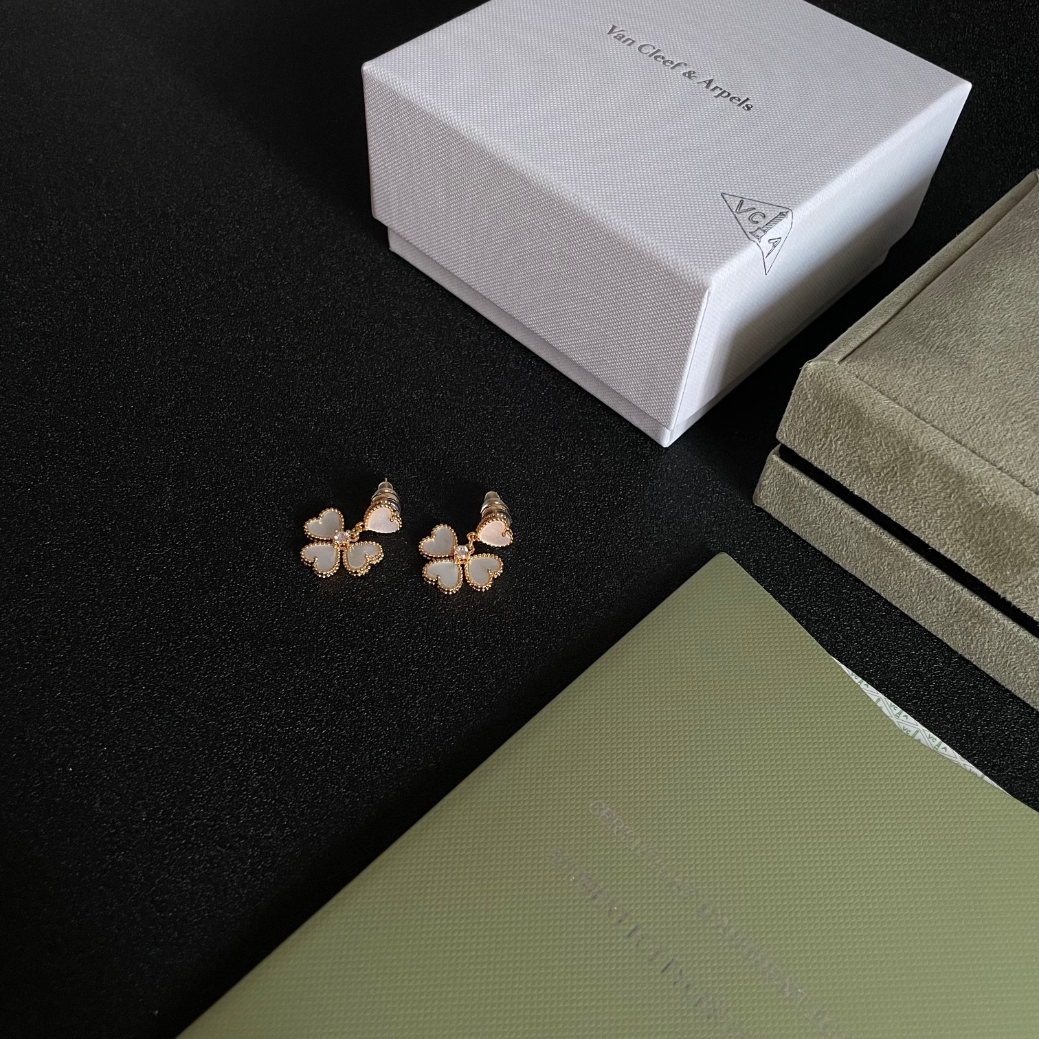 Vca Van Cleef & Arpels four-leaf clover earrings