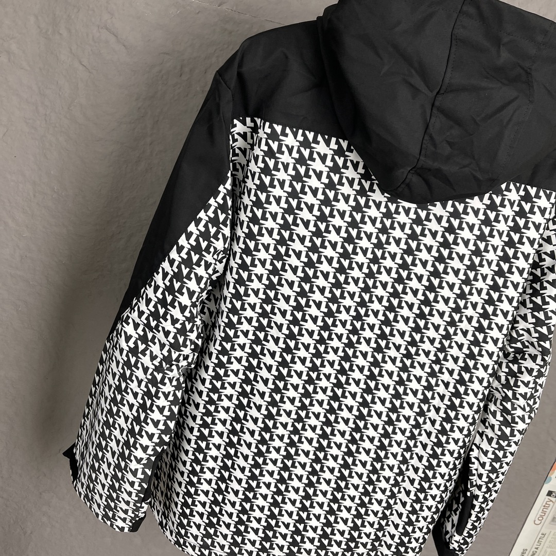 High quality Louis Vuitton patchwork houndstooth jacket