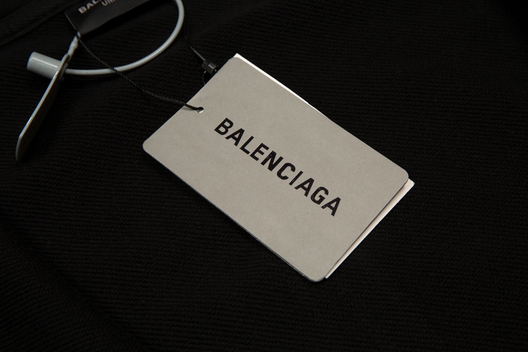 Balenciga/Balenciga hooded sweatshirt with front and back letter hot diamonds
