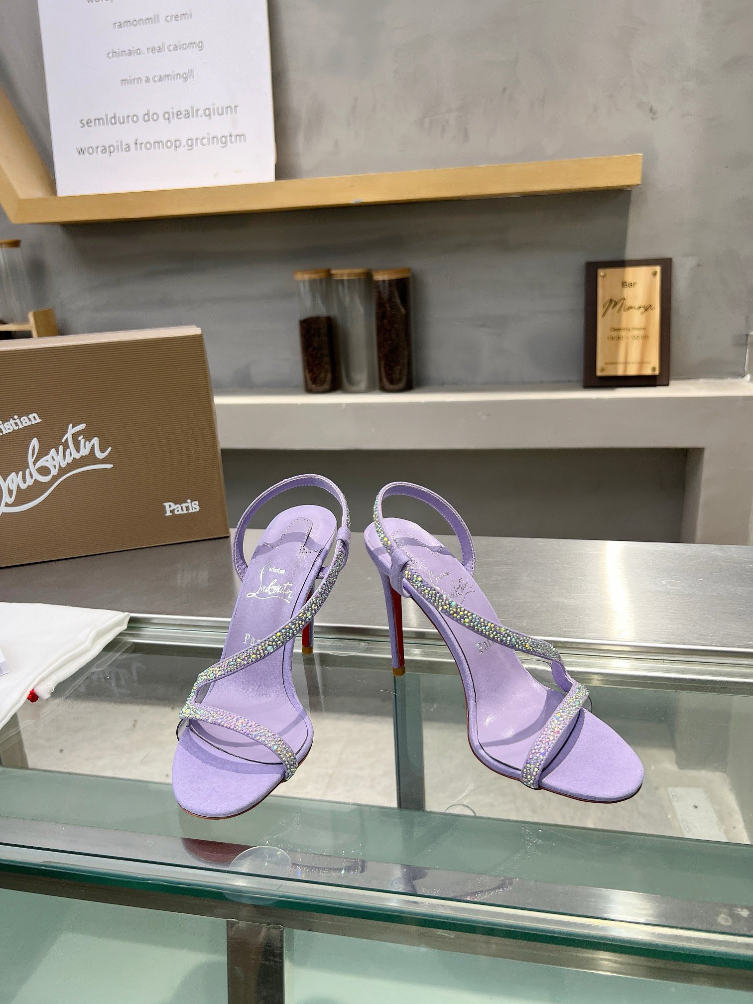 Christian Louboutin/Louboutin hot diamond purple