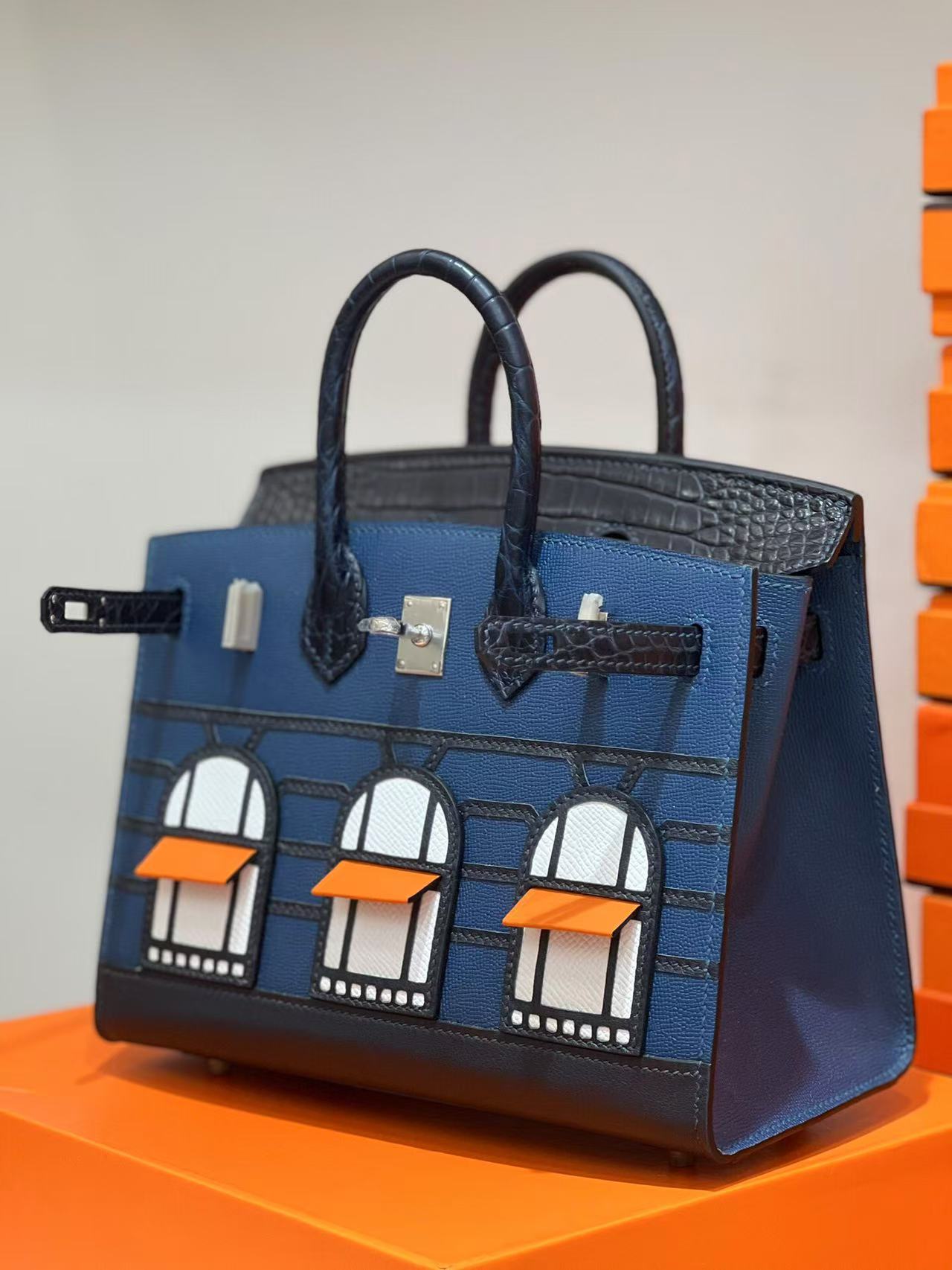 Hermes Birkin sellier Faubourg 20cm Madame