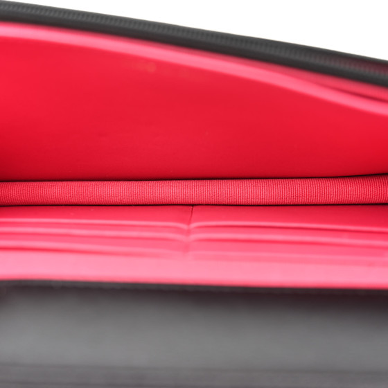 Chanel Lambskin Plexiglass Quilted Coco Love Wallet On Chain WOC Black