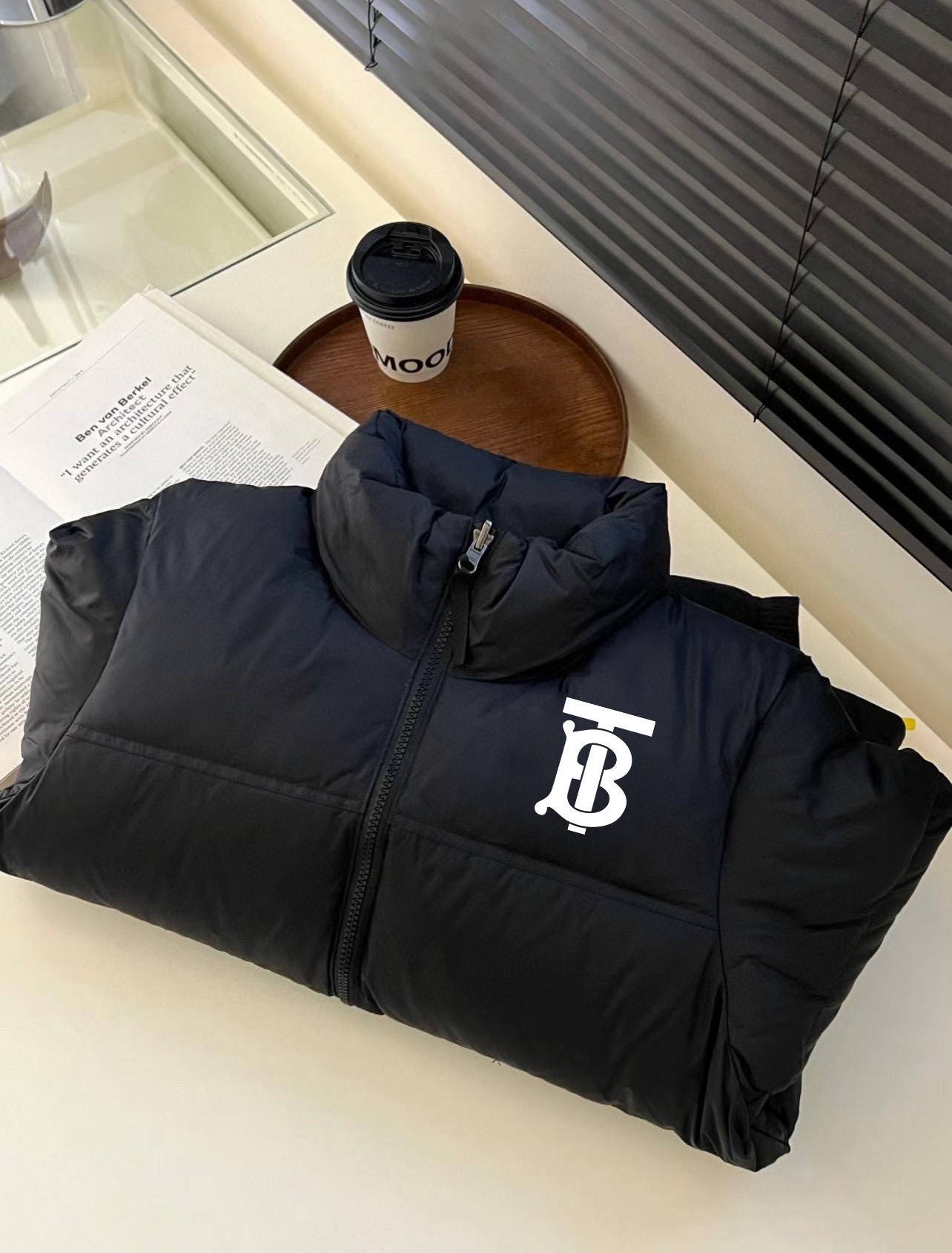 Burberry classic logo down jacket