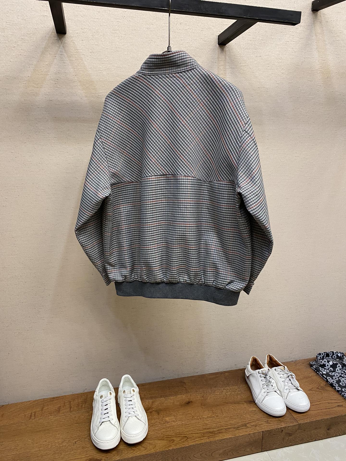 Slate gray pattern jacket