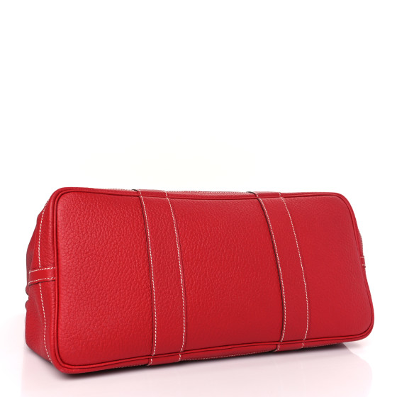 HERMES Negonda Garden Party 30 TPM Rouge Casaque