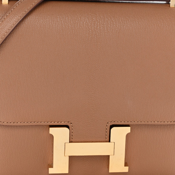 HERMES Chevre Mysore Constance 18 Quebracho