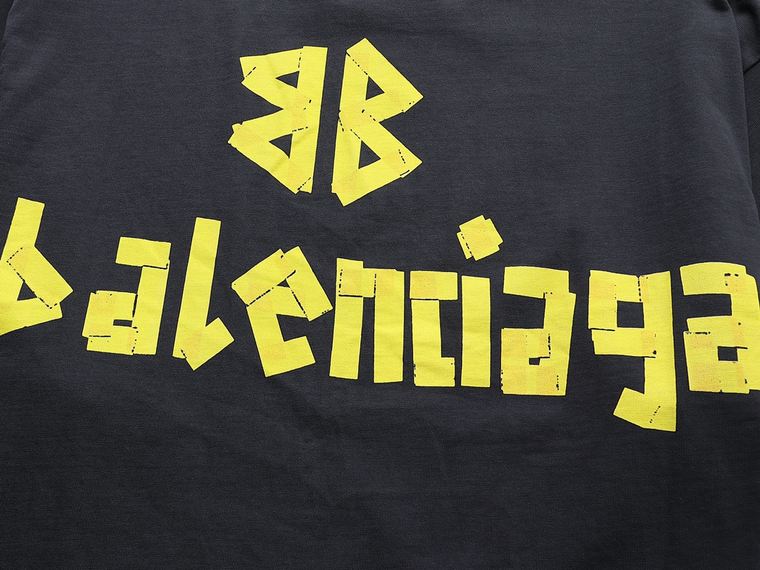 Balenciaga Manchester United M embroidered long-sleeved bottoming shirt