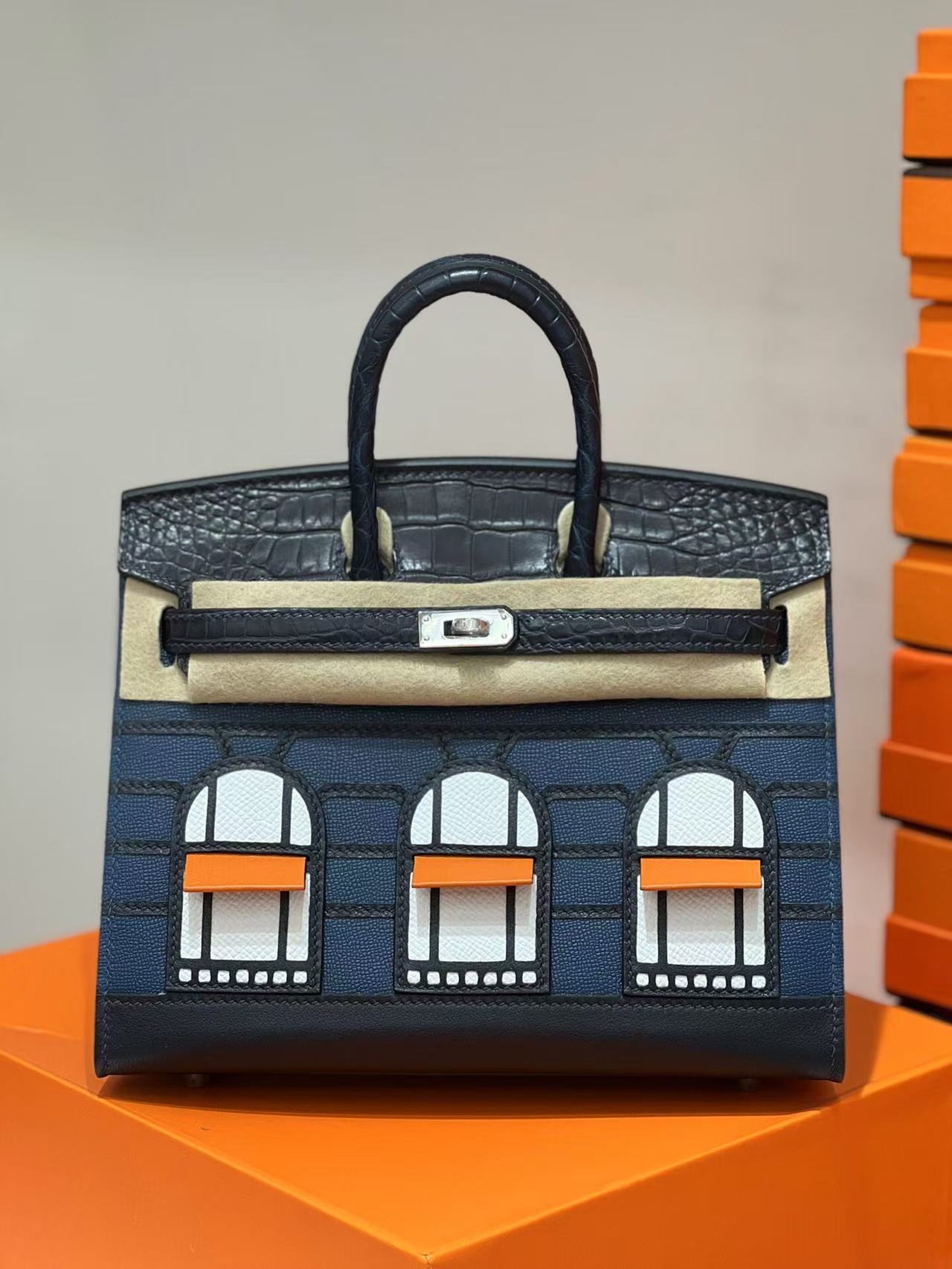 Hermes Birkin sellier Faubourg 20cm Madame