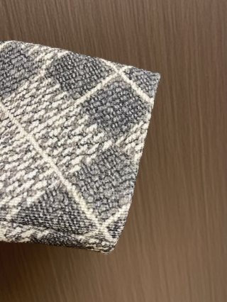 Louis Vuitton check lettering crew neck jacket argyle pattern