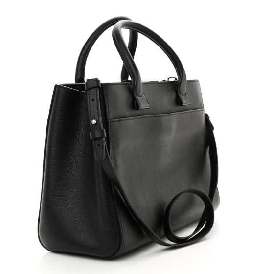 Chanel Grained Calfskin Small Neo Executive Shopper Tote Black