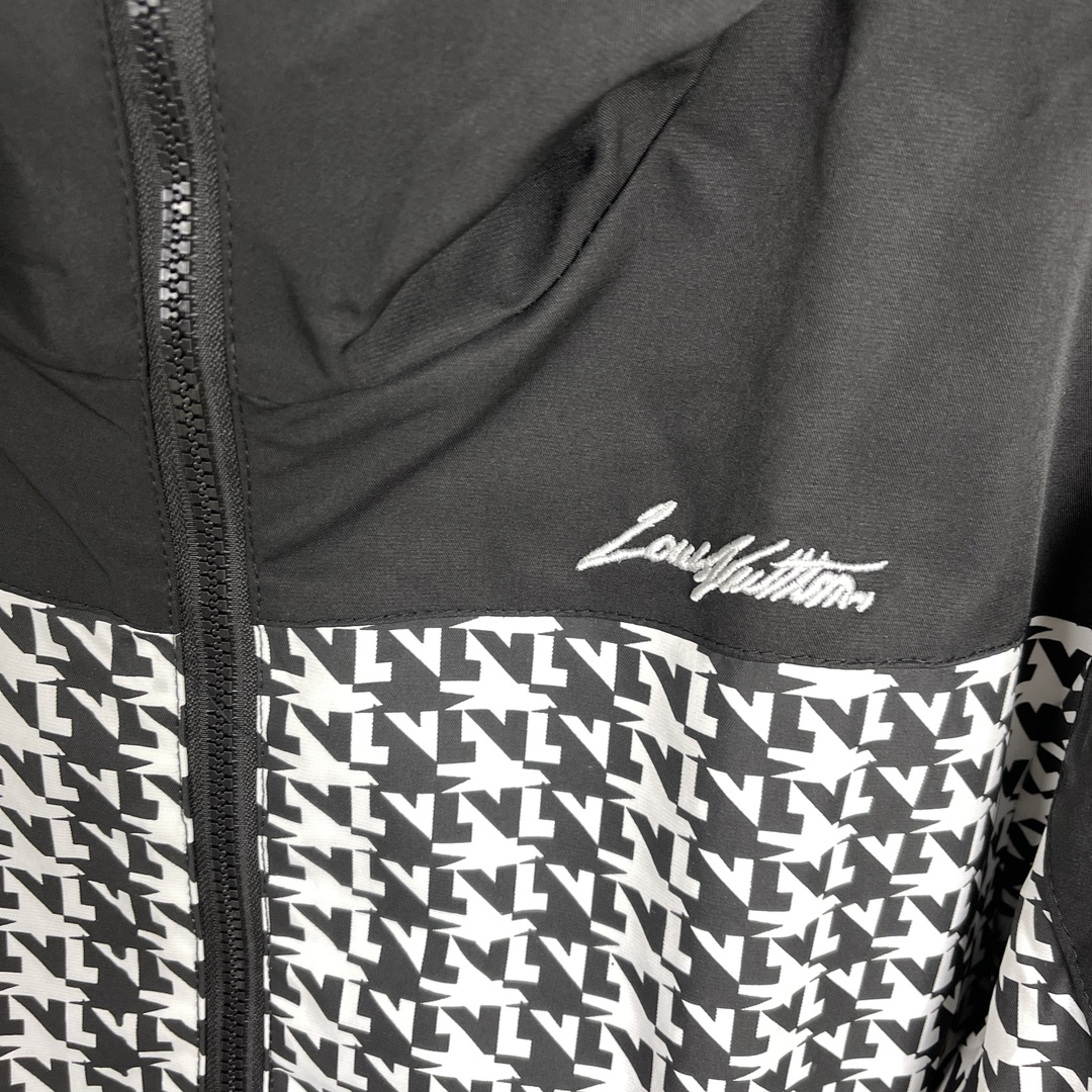 High quality Louis Vuitton patchwork houndstooth jacket