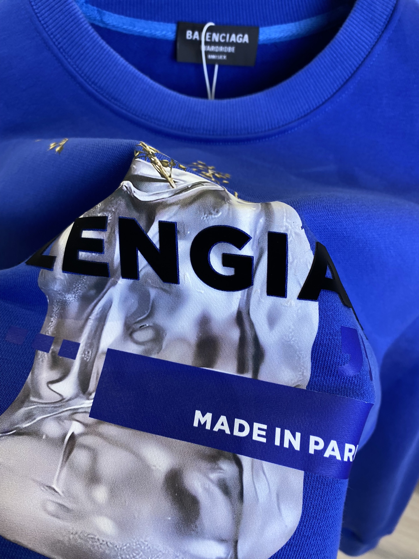 BALENCIAGA Paris family autumn and winter new high-weight 380g heavy sweatshirt