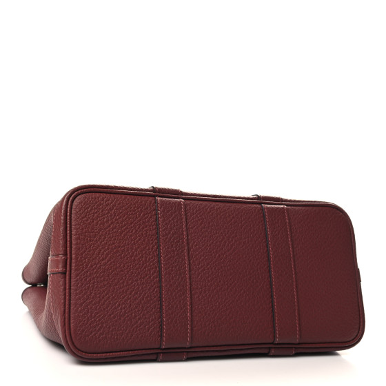 HERMES Vache Country Garden Party 30 TPM Rouge H