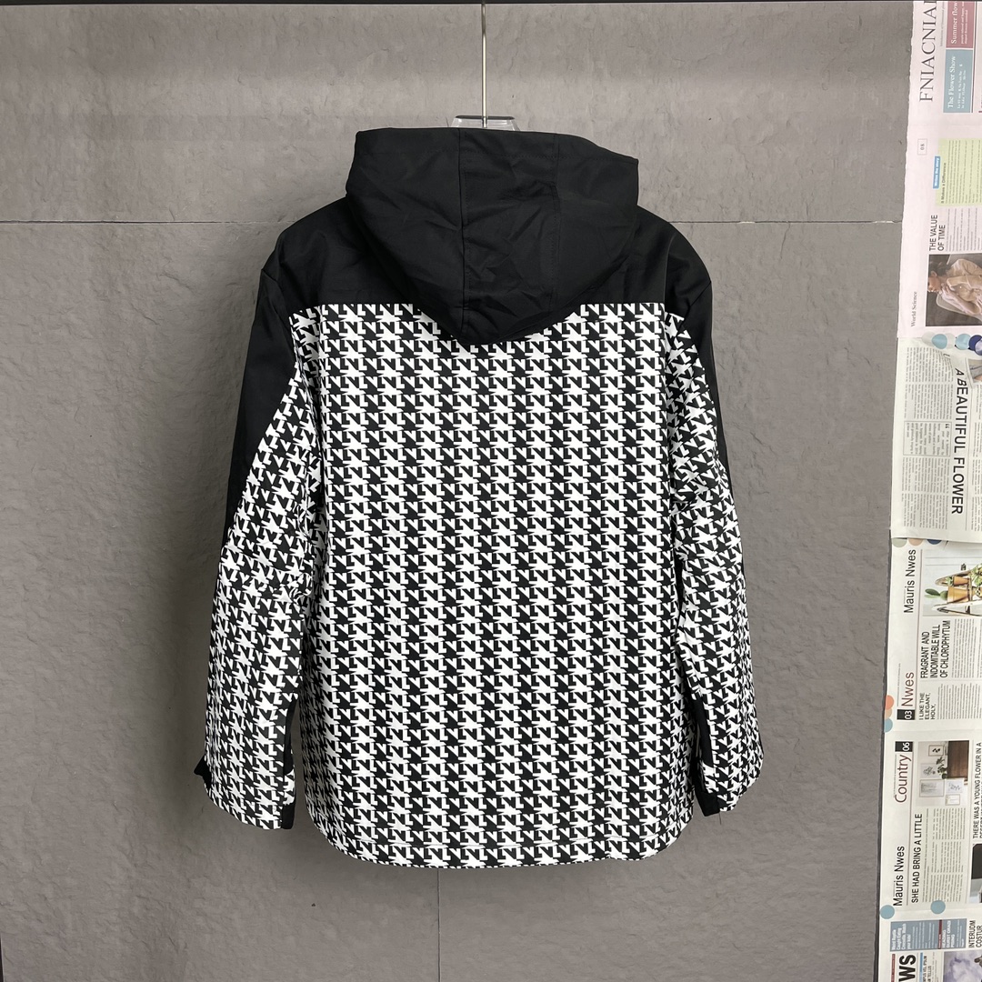 High quality Louis Vuitton patchwork houndstooth jacket