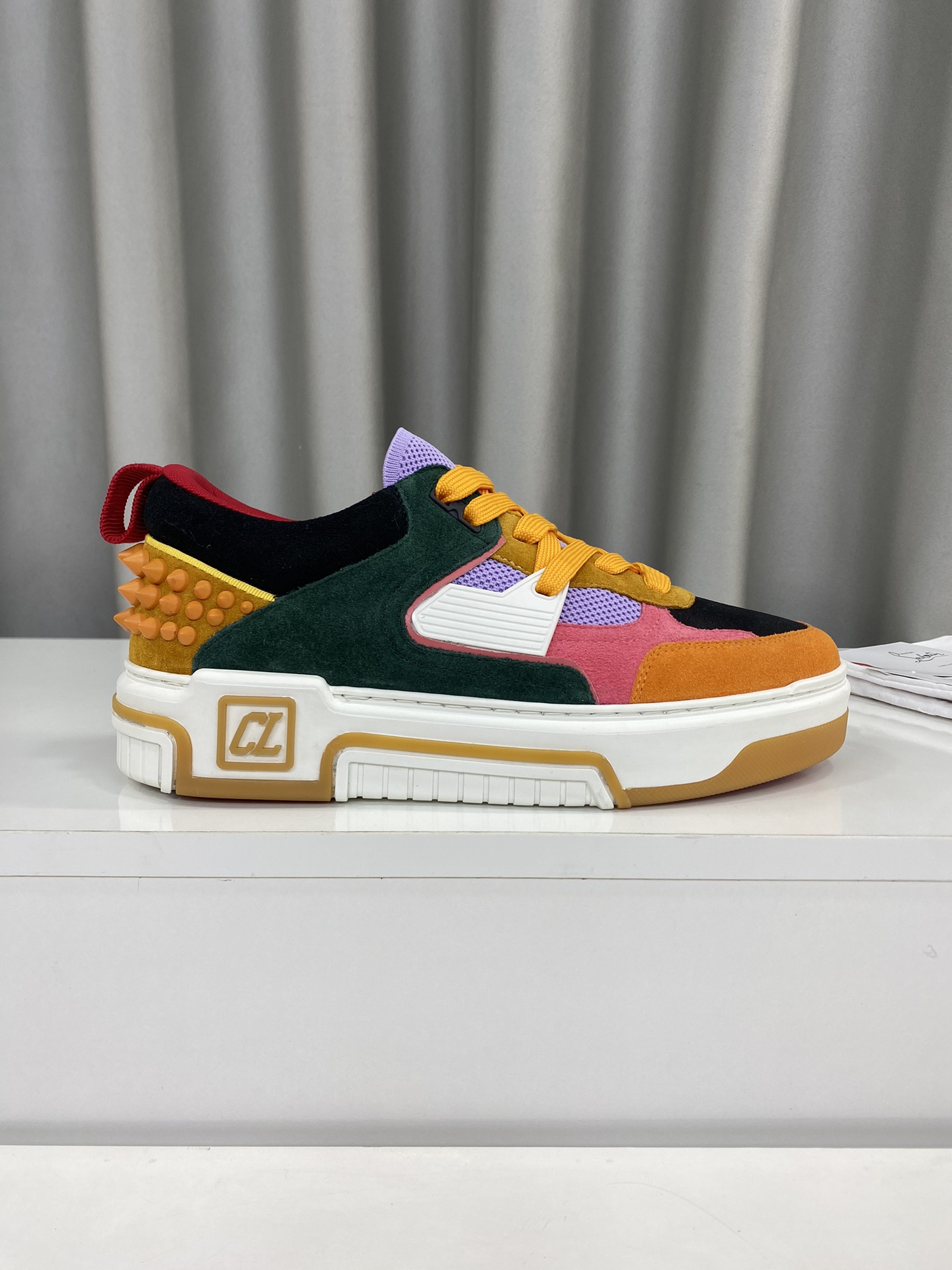 Christian Louboutin 2024 Unisex Red Sole Platform Sneakers