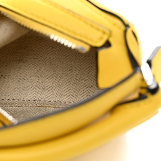 LOEWE Calfskin Nano Puzzle Bag Yellow