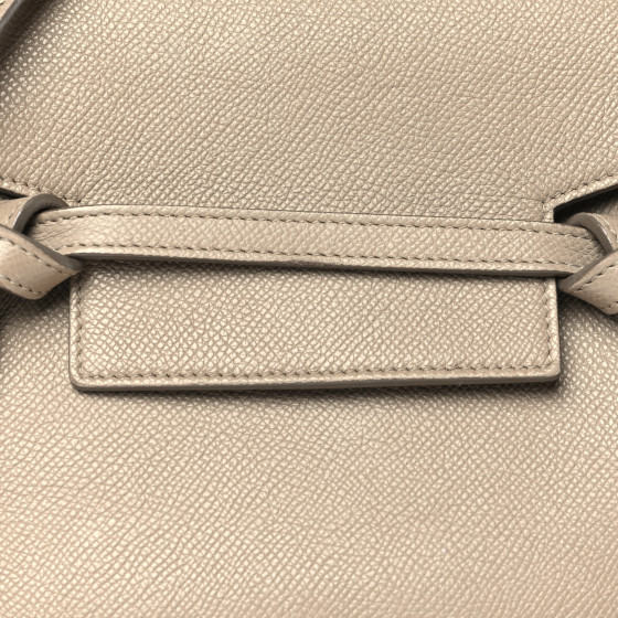 CELINE Grained Calfskin Nano Belt Bag Light Taupe