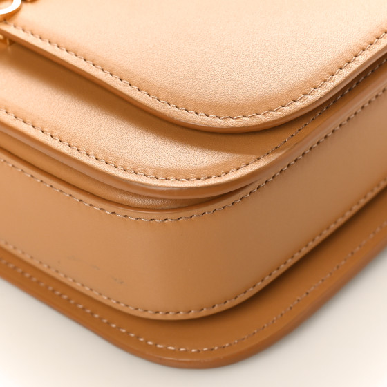 LOEWE Silk Calfskin Goya Bag Warm Desert