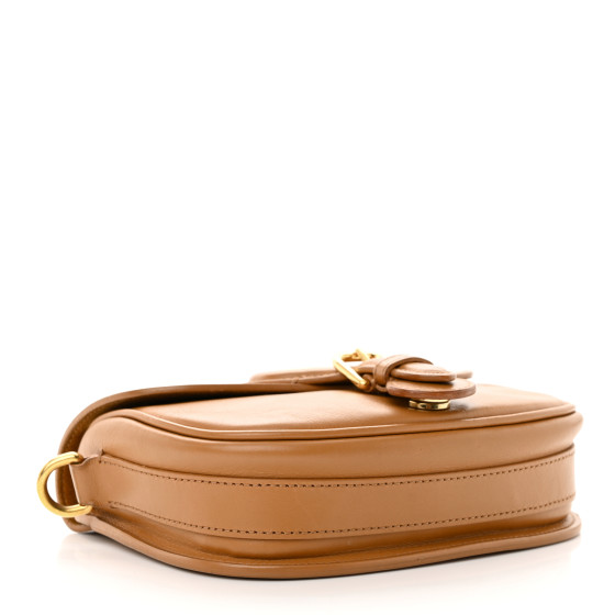 Christian Dior Box Calfskin Small Bobby Flap Camel