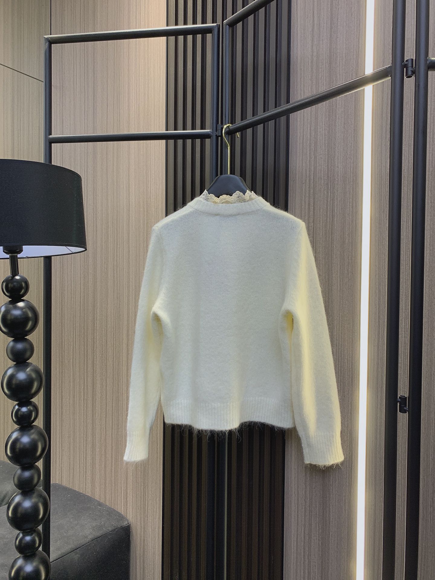 Miu Miu Korean lazy style 100% cashmere cardigan jacket