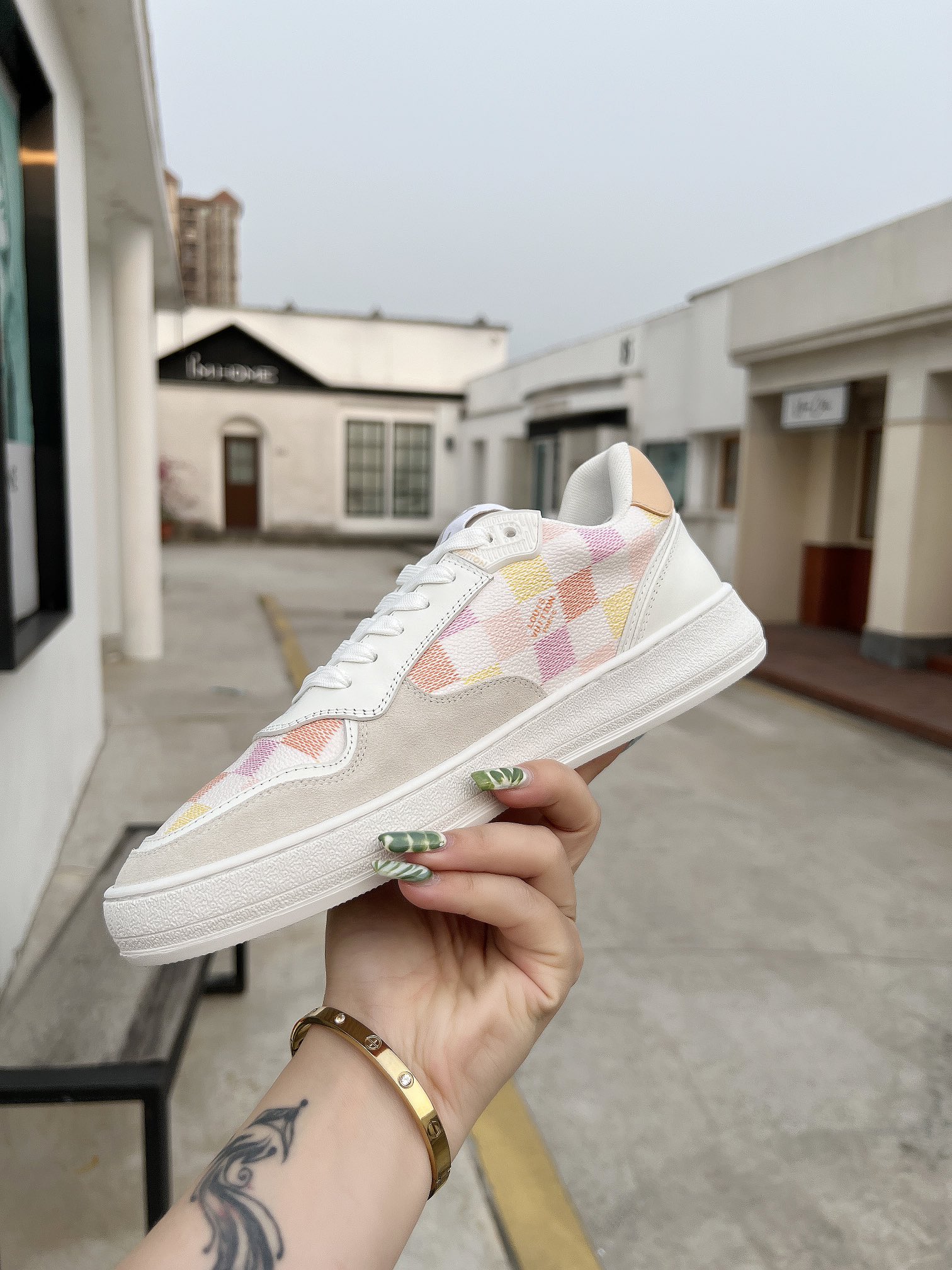 Louis Vuitton's new nautical embroidered sneakers