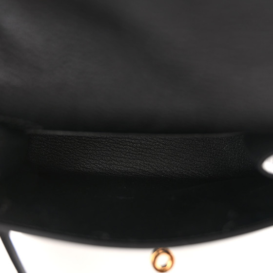 HERMES Box Kelly En Desordre Sellier 20 Black