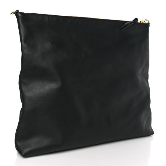 Miu Miu Soft Calf Softy Shoulder Bag Black