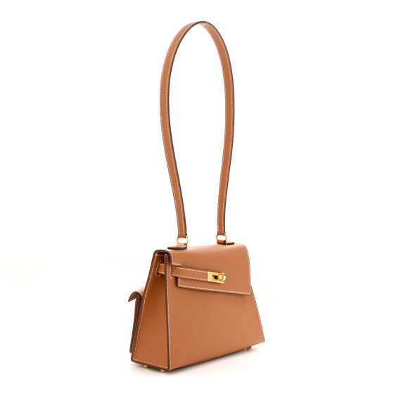 HERMES Epsom Kelly En Desordre Sellier 20 Gold