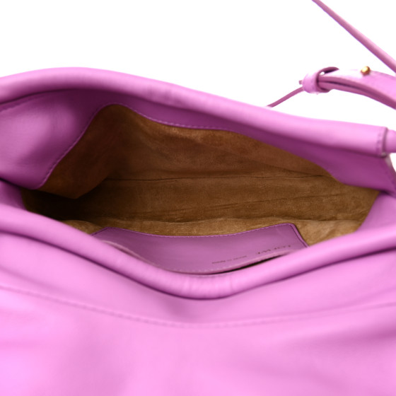 LOEWE Shiny Nappa Calfskin Paseo Satchel Rockrose