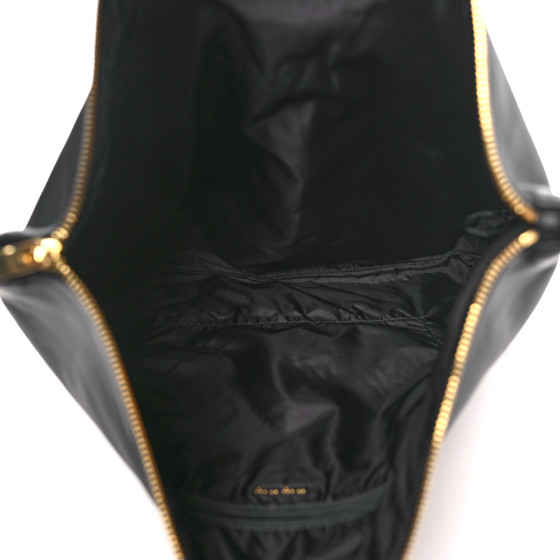 Miu Miu Soft Calf Softy Shoulder Bag Black